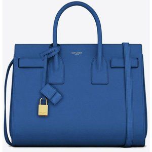❌ SOLD ❌ YSL Sac de Jour Classic YSL Blue